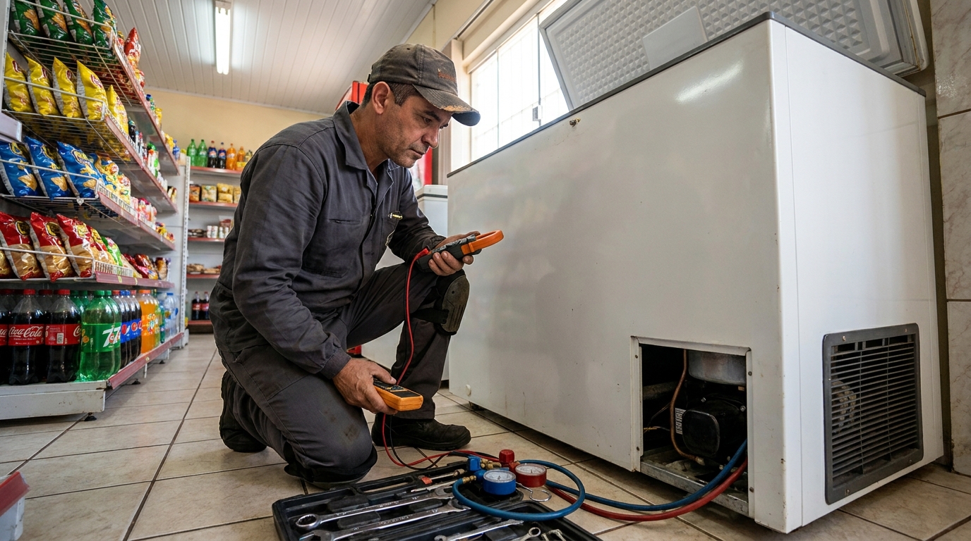 Conserto de placa eletrônica de freezer em Curitiba‑PR